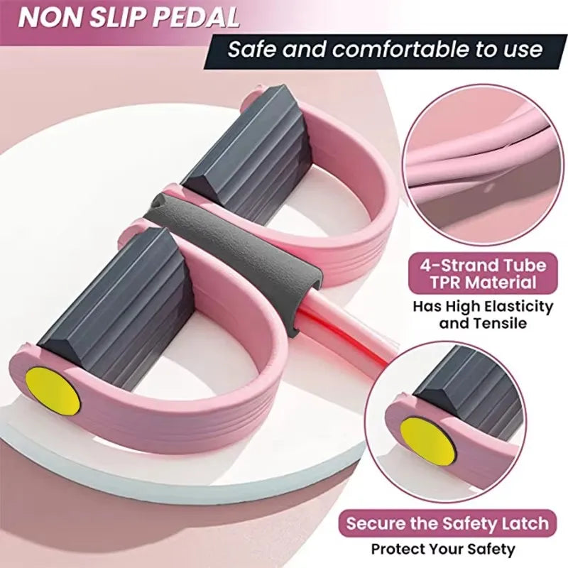 Bandas de resistencia de 4 tubos Fitness Gum
