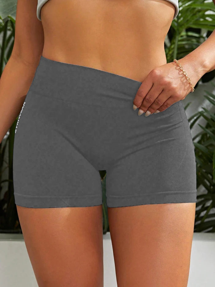 Women High Waist Workout Shorts Yoga Short Pant