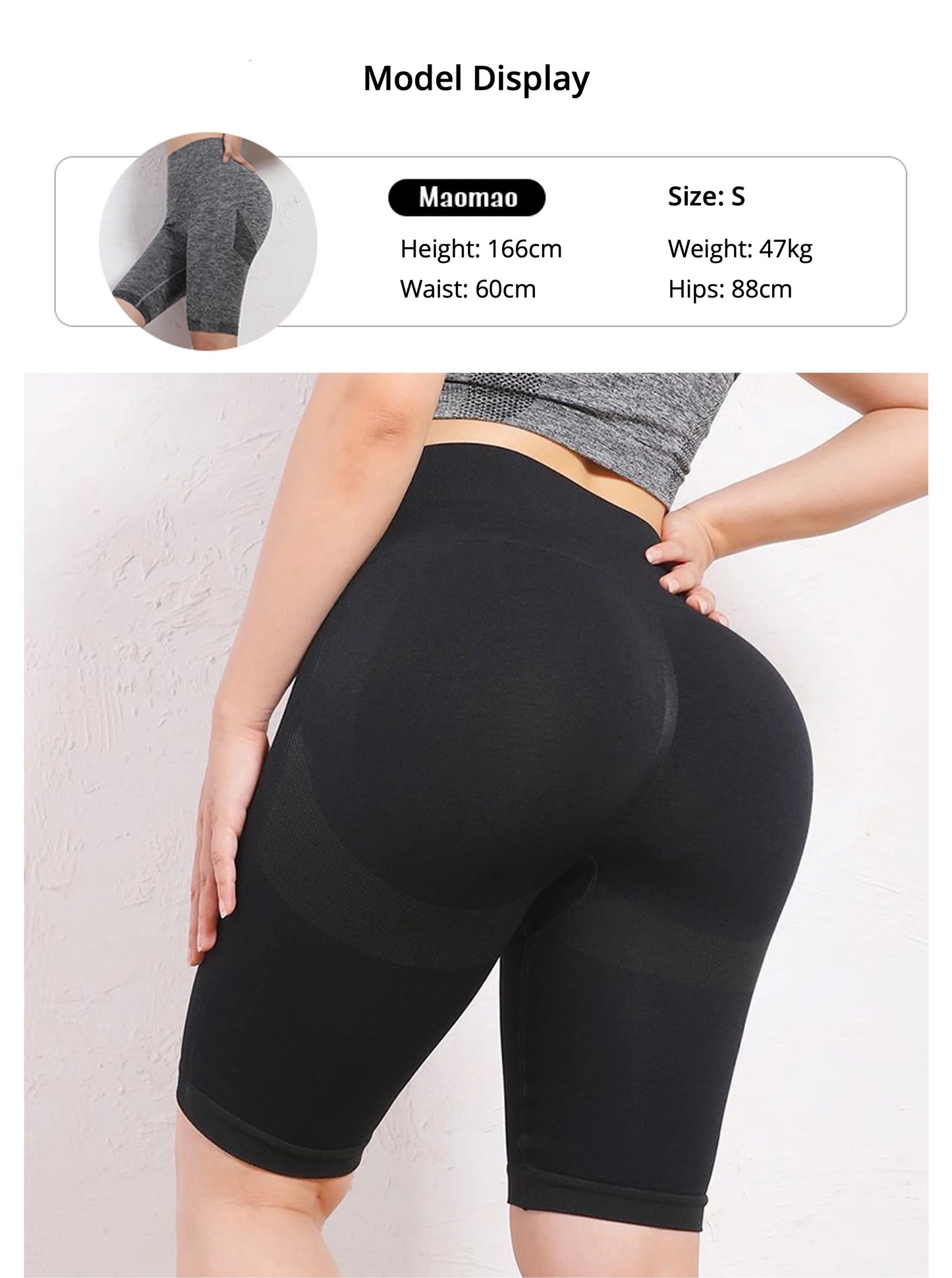 Pantalones cortos de yoga elásticos para mujer