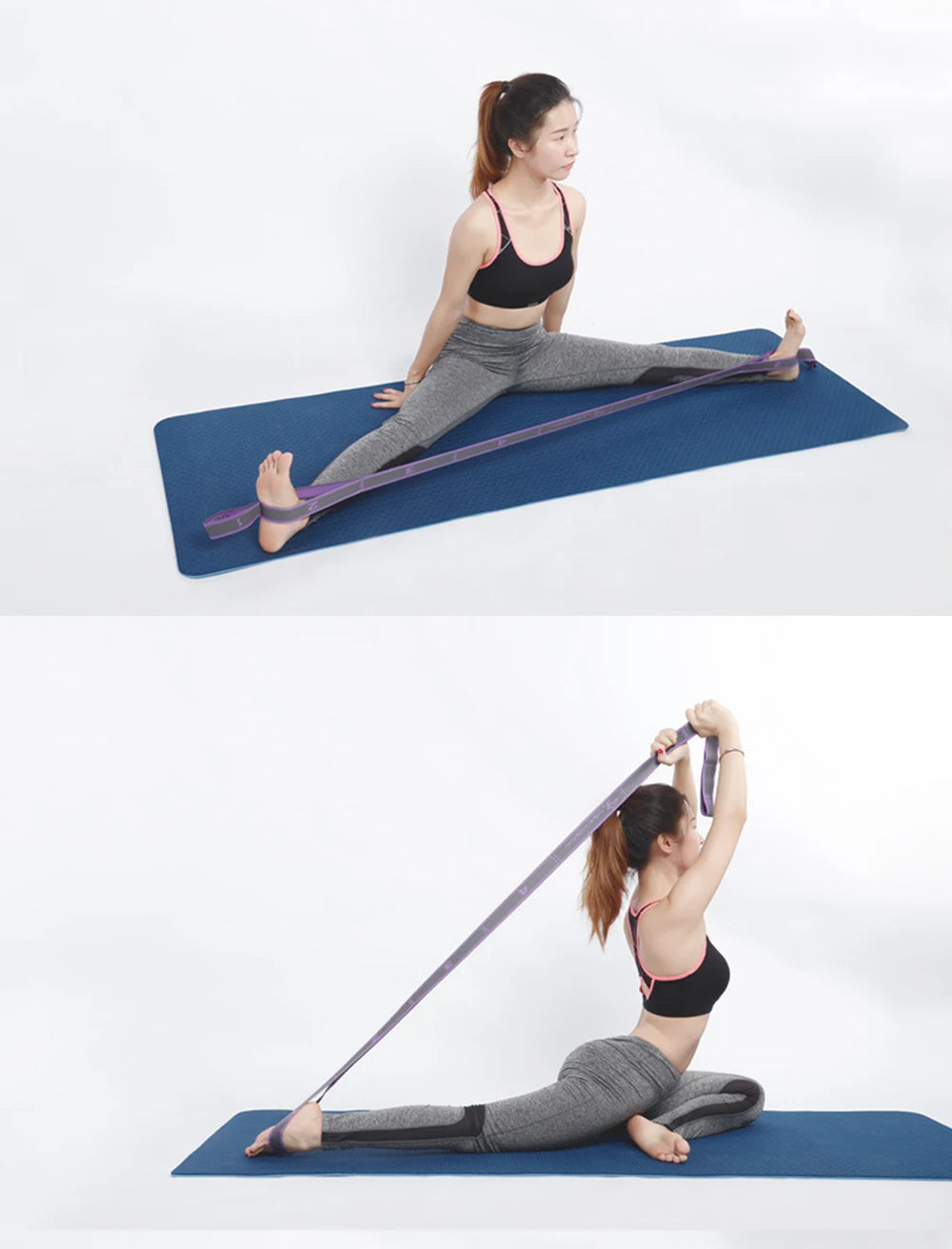 Bandas elásticas de resistencia para yoga