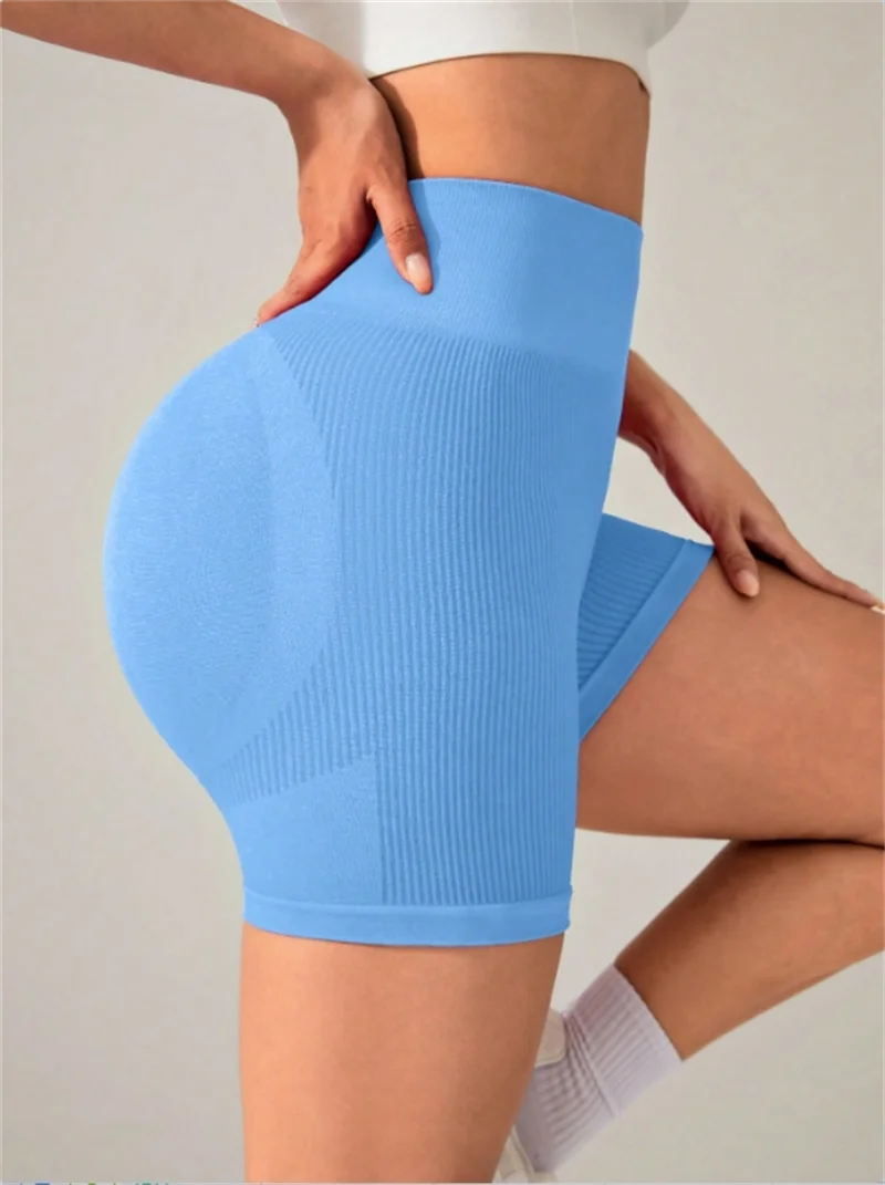 Leggins cortos de yoga para mujer ajustado y levantamiento de cadera