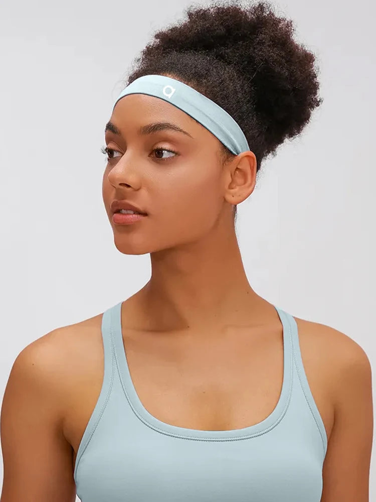 Bandas elásticas para el cabello para yoga, diademas deportivas para mujeres