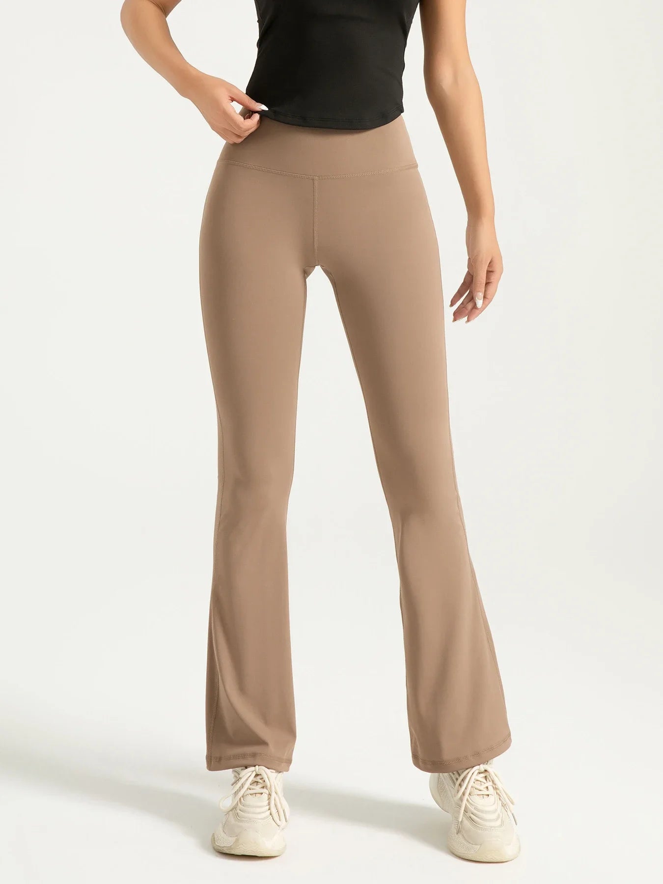 Leggins para mujer acampanado cintura alta.