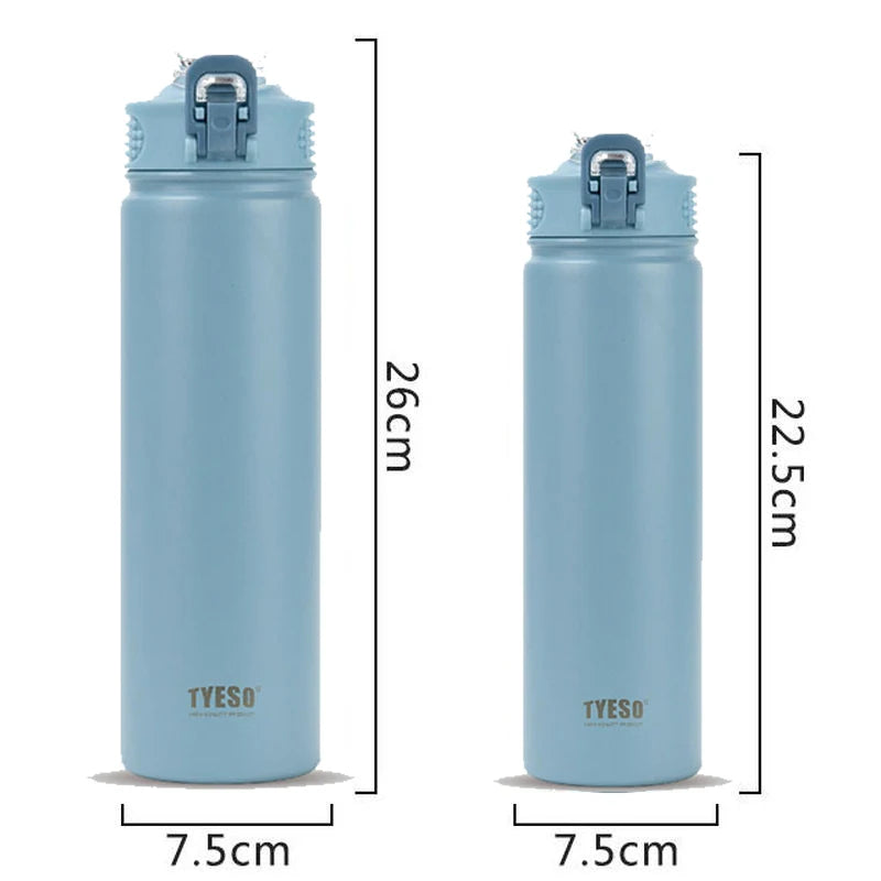 Botella térmica de acero inoxidable , 600/700ml para deporte mantiene el frio y el calor.