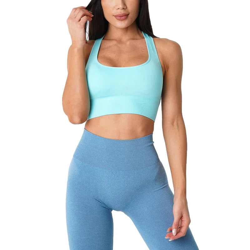 Top para Mujer Fitness elástico para cualquier actividad deportiva.
