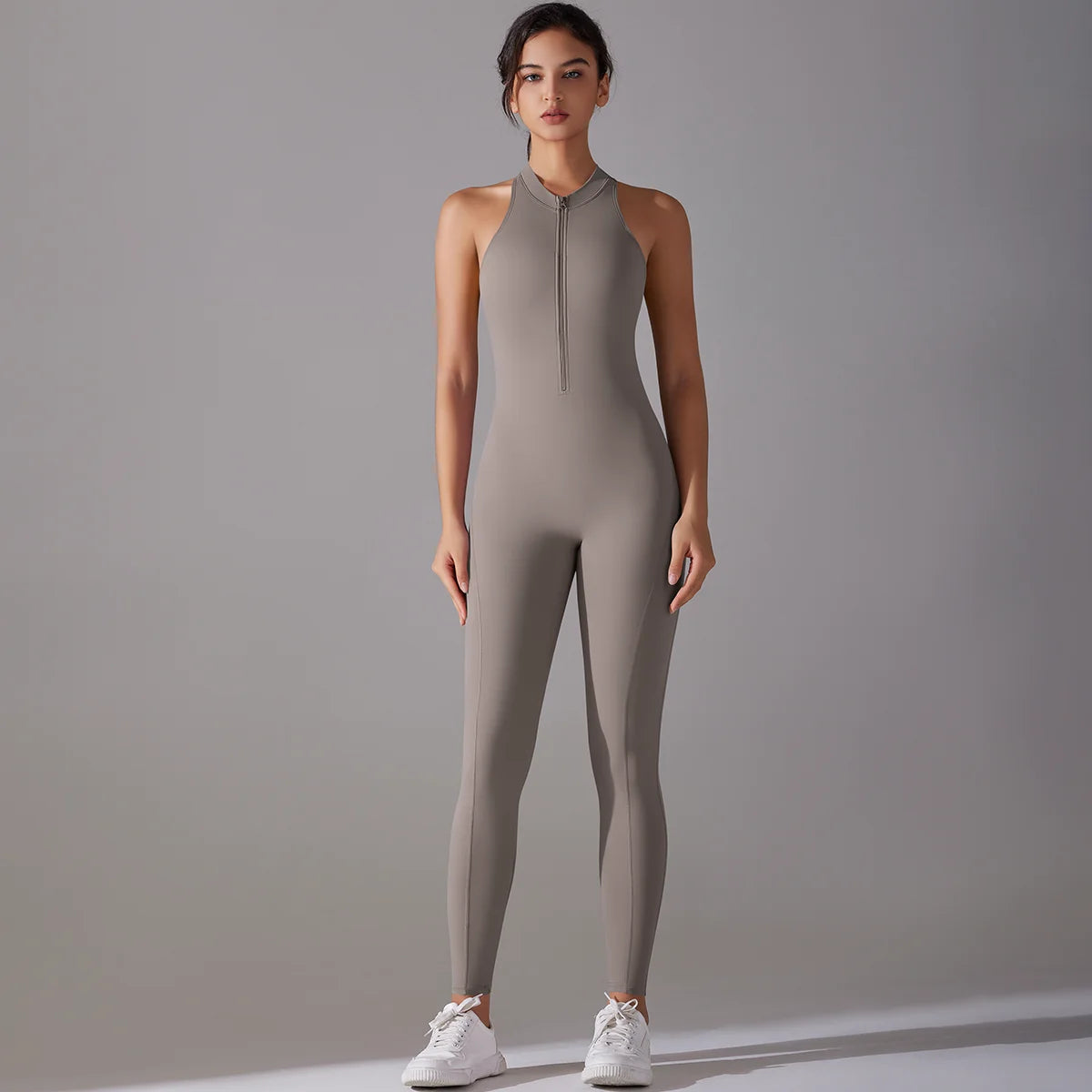 Bodysuits de yoga sin espalda para mujer