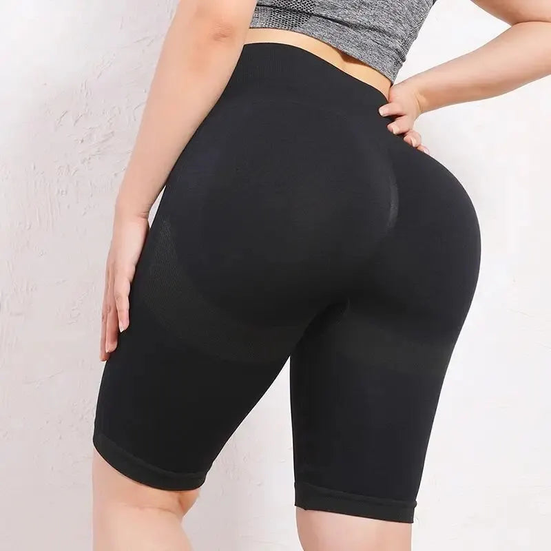Pantalones cortos de yoga elásticos para mujer