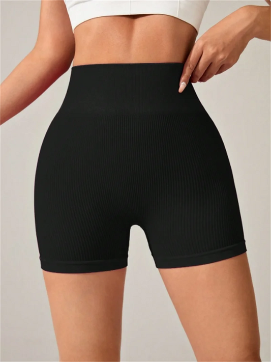 Leggins cortos de yoga para mujer ajustado y levantamiento de cadera