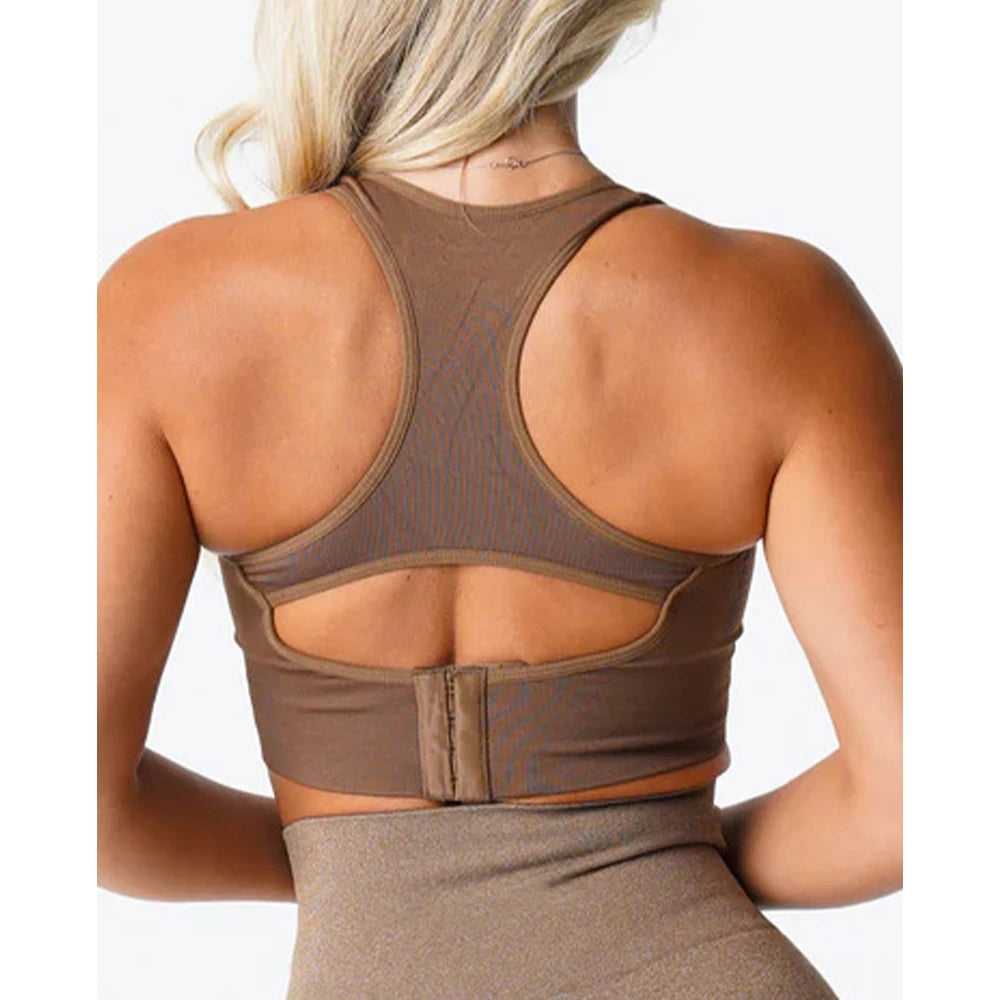 Top para Mujer Fitness elástico para cualquier actividad deportiva.