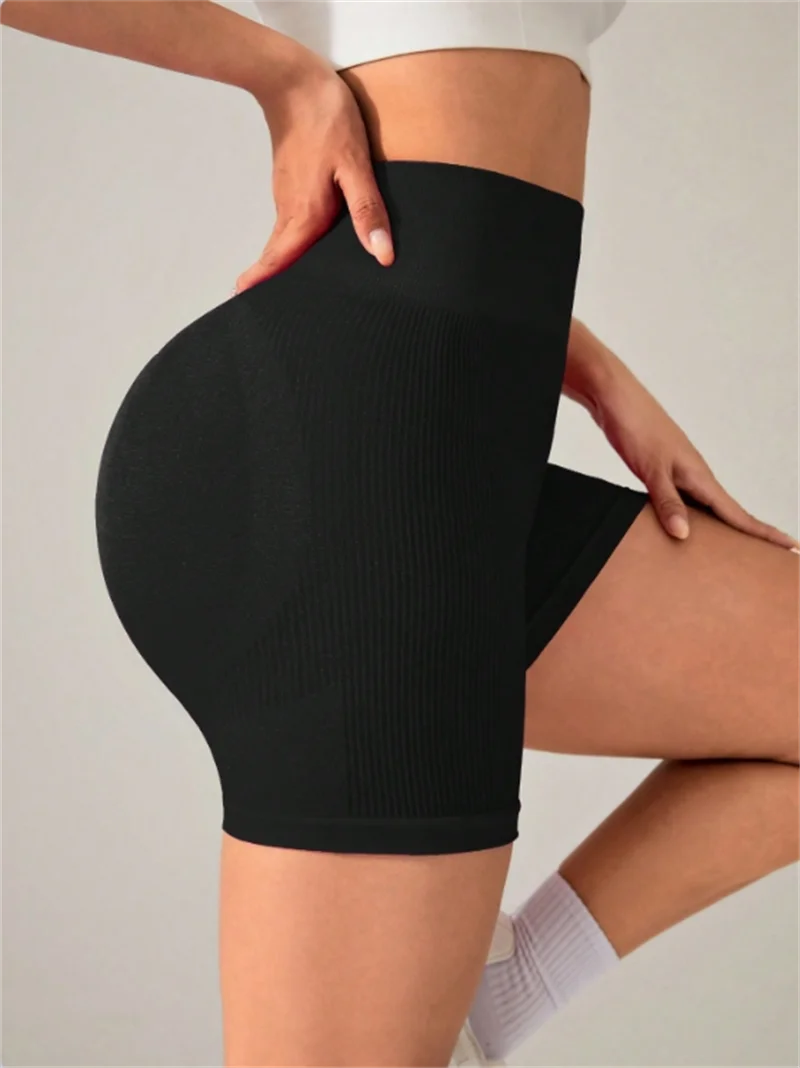 Leggins cortos de yoga para mujer ajustado y levantamiento de cadera