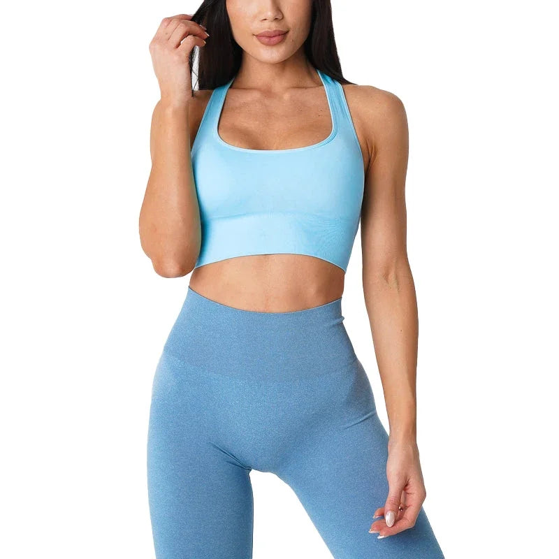 Top para Mujer Fitness elástico para cualquier actividad deportiva.