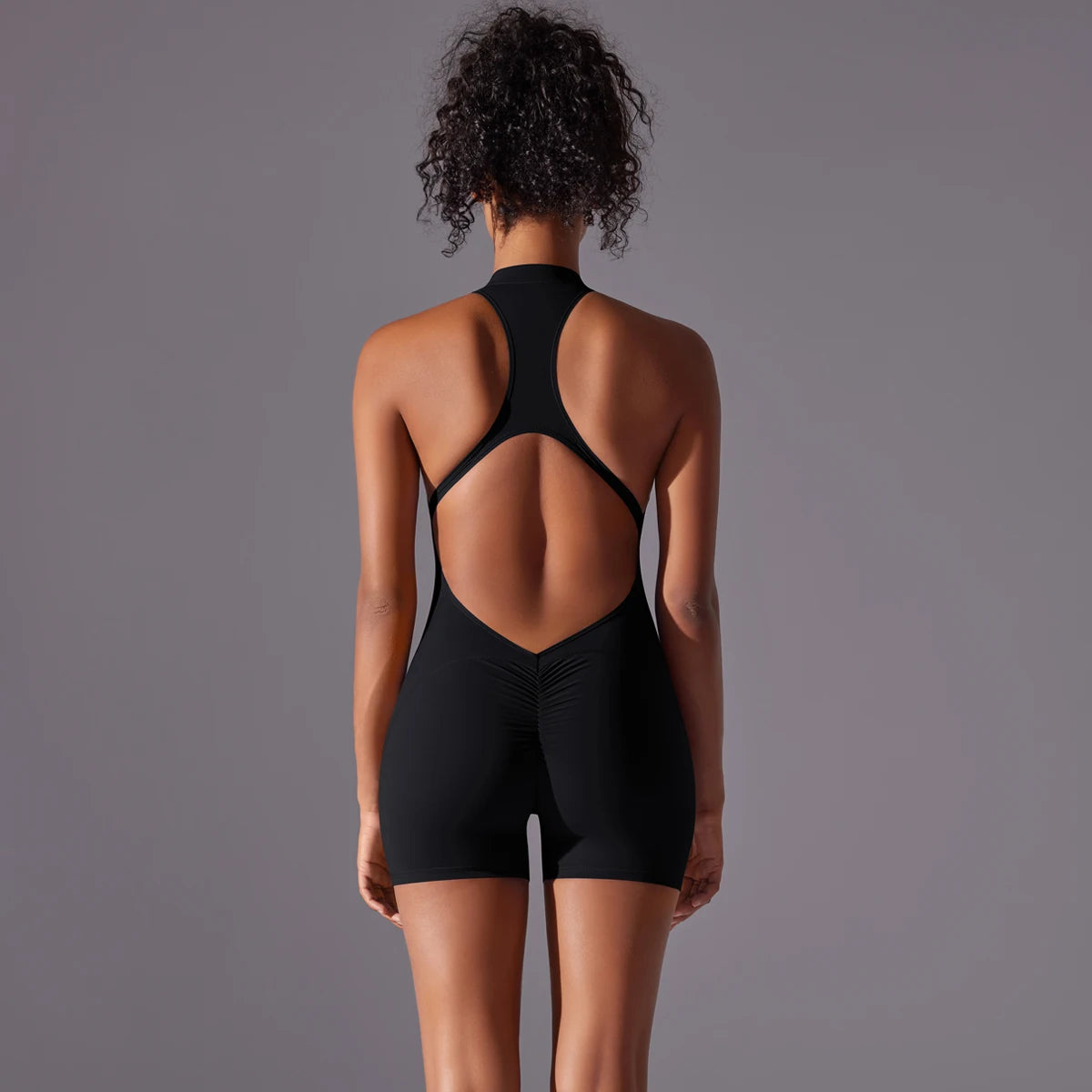 Bodysuits de yoga sin espalda para mujer