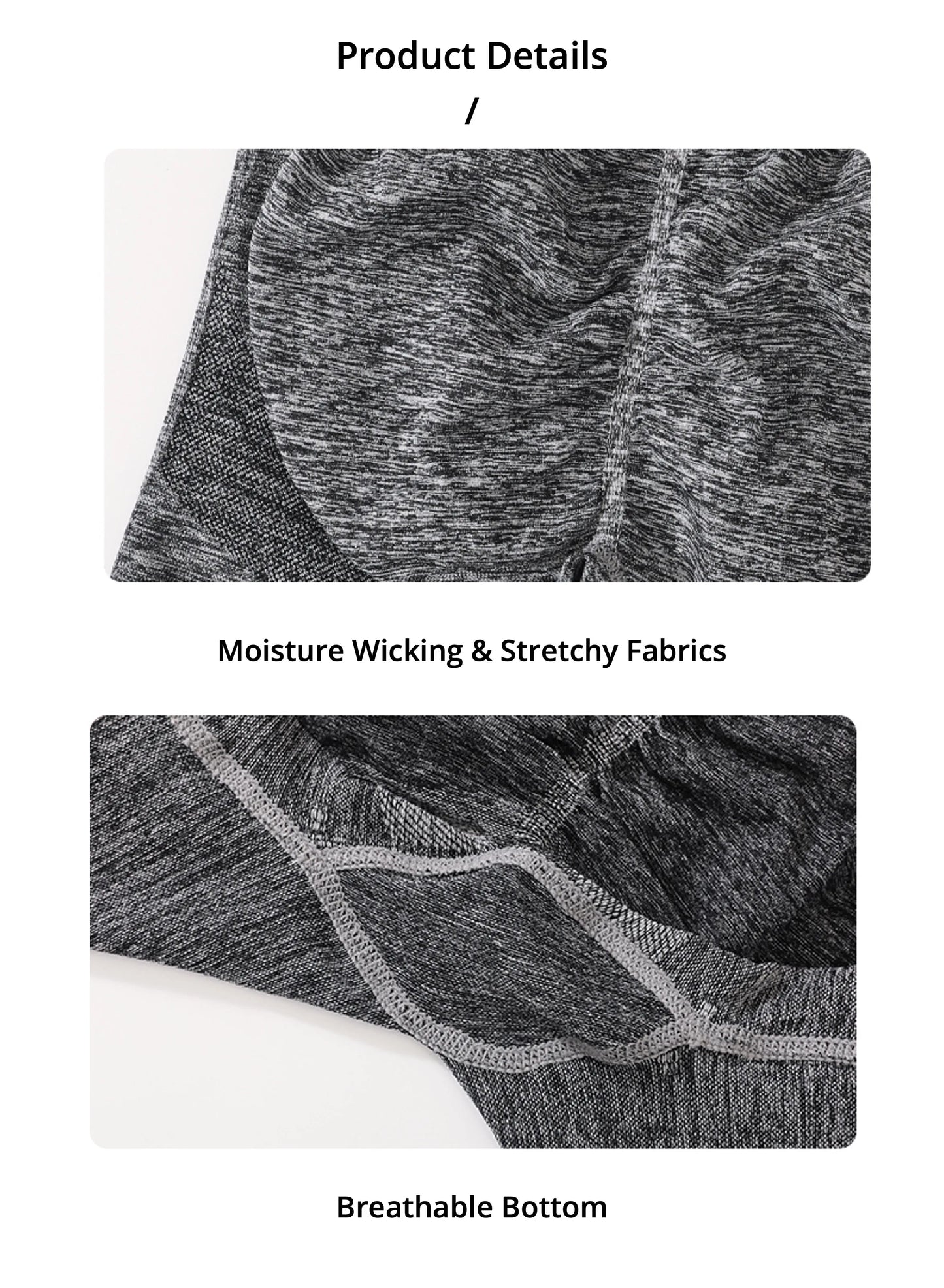 Pantalones cortos de yoga elásticos para mujer