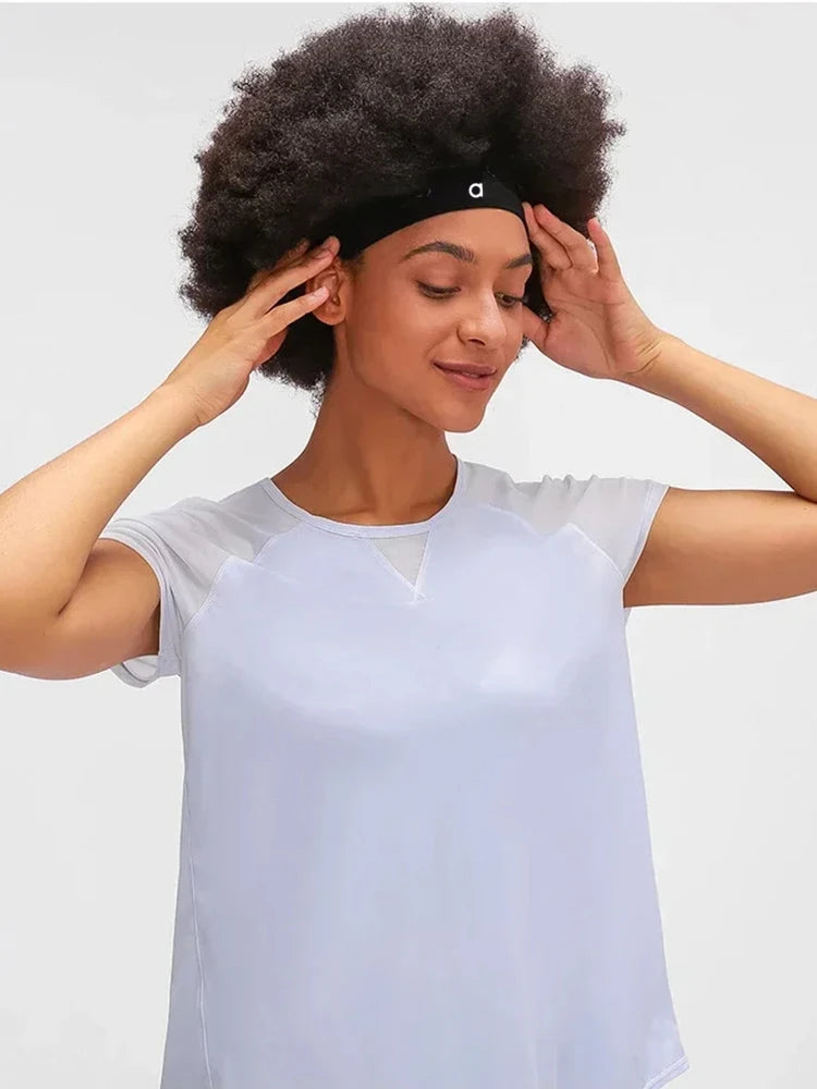 Bandas elásticas para el cabello para yoga, diademas deportivas para mujeres