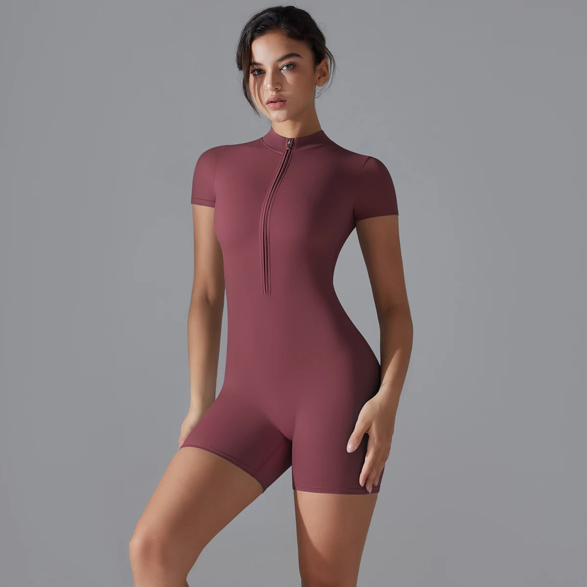 Bodysuite deportivos para mujer, traje de yoga de secado rápido
