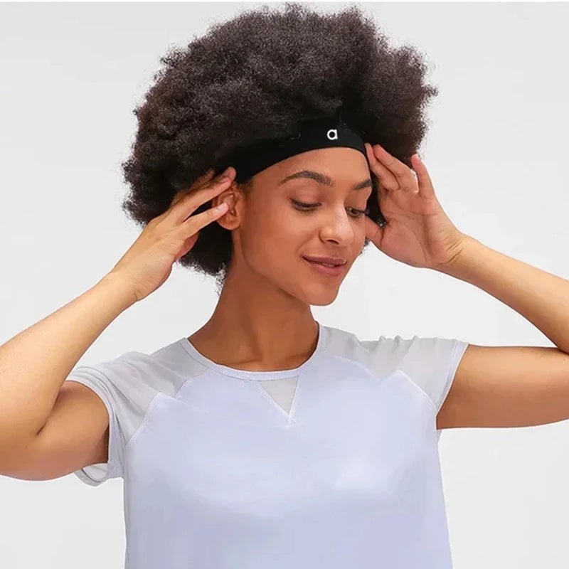 Bandas elásticas para el cabello para yoga, diademas deportivas para mujeres