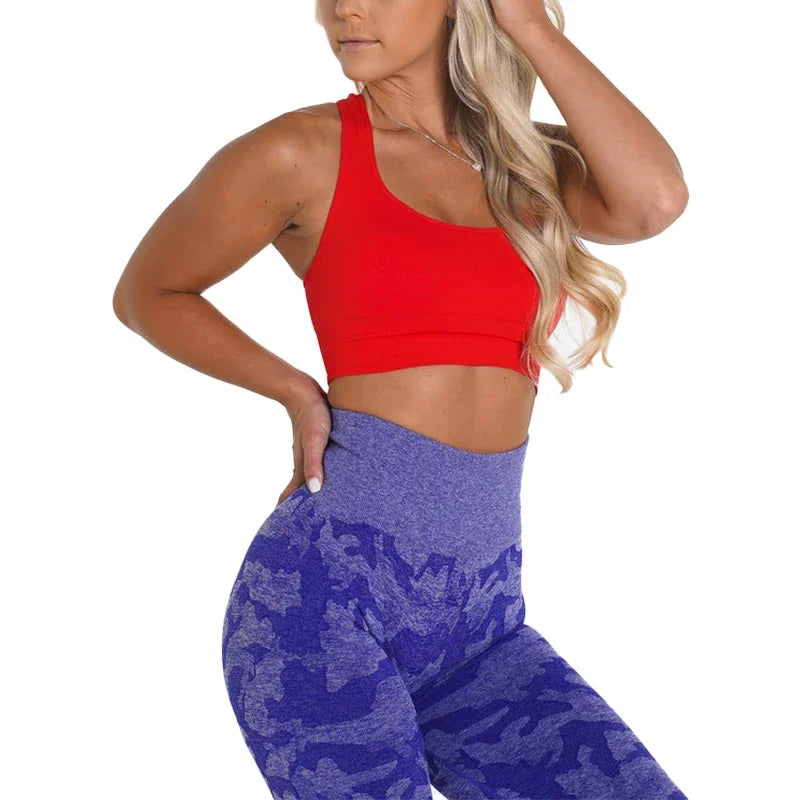 Top para Mujer Fitness elástico para cualquier actividad deportiva.