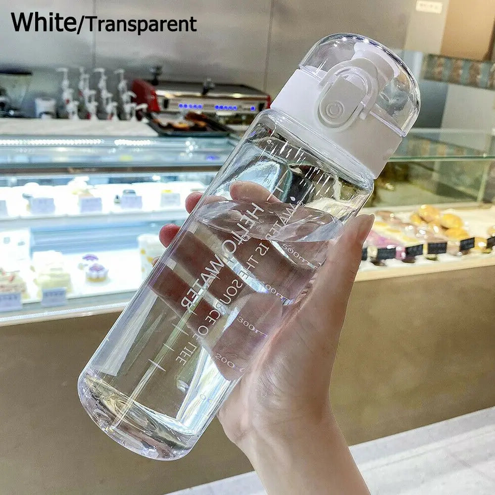 Botella para agua transparente de 780 ml, para training a prueba de fugas.
