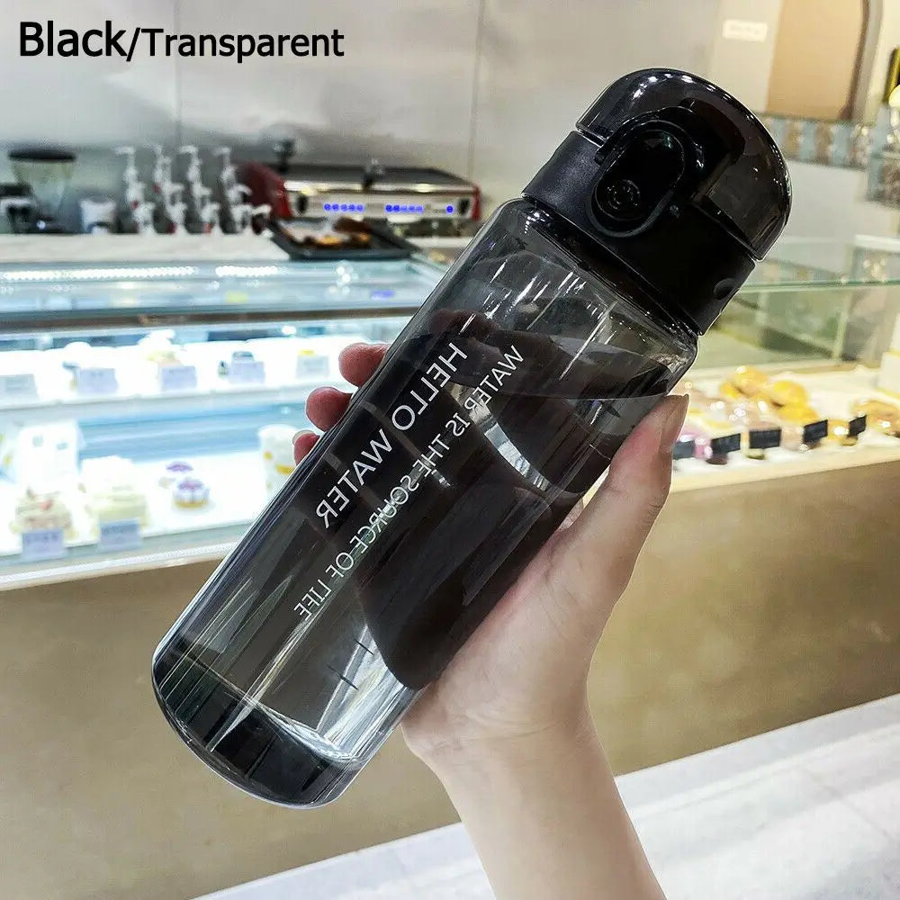 Botella para agua transparente de 780 ml, para training a prueba de fugas.