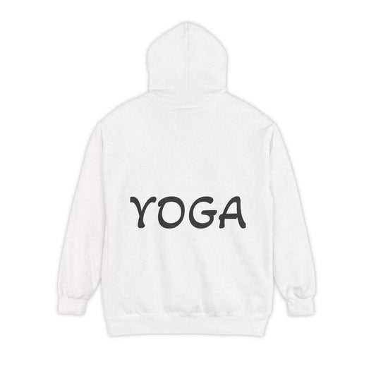 Hoodie - "I Love Yoga" Comfortable Garment-Dyed Pullover