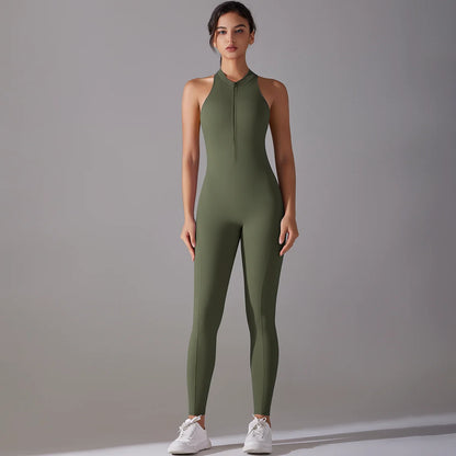 Bodysuits de yoga sin espalda para mujer