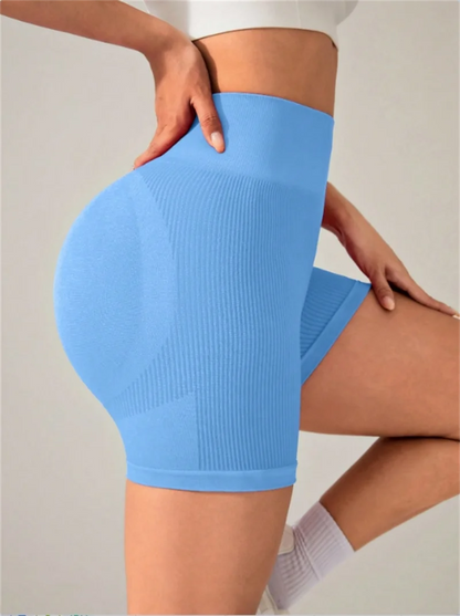 Leggins cortos  de yoga para mujer ajustado y levantamiento de cadera