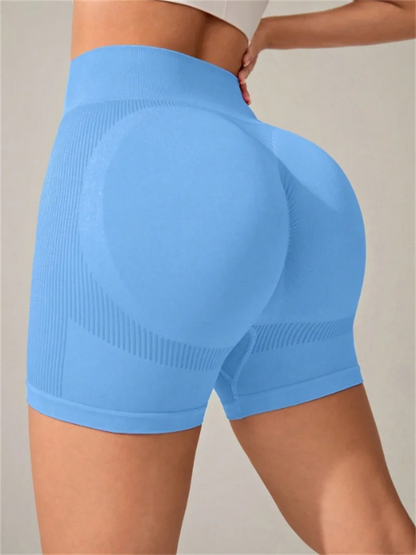 Leggins cortos  de yoga para mujer ajustado y levantamiento de cadera