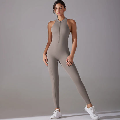 Bodysuits de yoga sin espalda para mujer