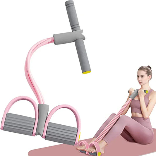Bandas de resistencia de 4 tubos Fitness Gum