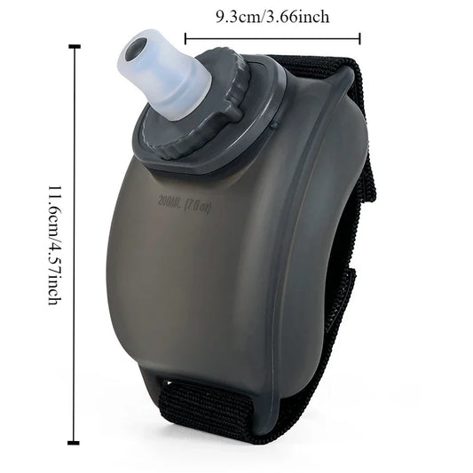 Botella de agua de muñeca deportiva , herramienta de hidratación para ciclismo , running, escalada , yoga