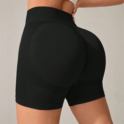 Leggins cortos  de yoga para mujer ajustado y levantamiento de cadera