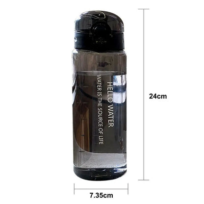 Botella para agua transparente de 780 ml, para training a prueba de fugas.