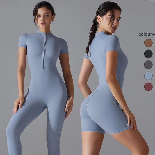 Bodysuite deportivos para mujer, traje de yoga de secado rápido