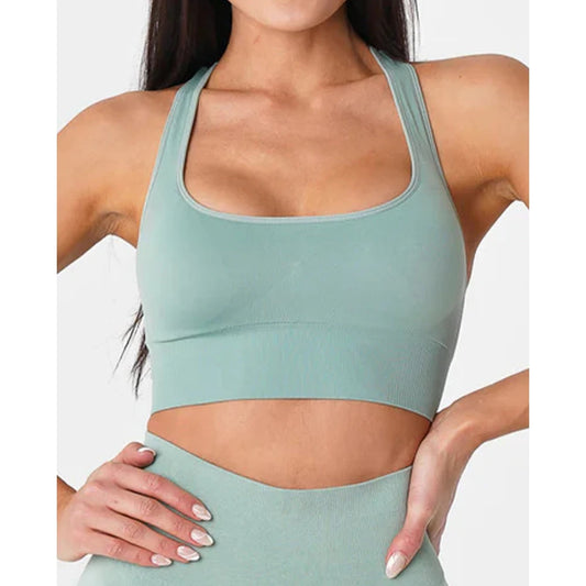 Top para Mujer Fitness elástico para cualquier actividad deportiva.