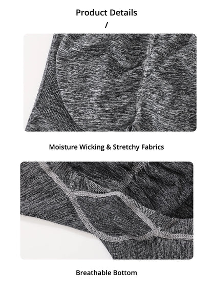 Pantalones cortos de yoga elásticos para mujer